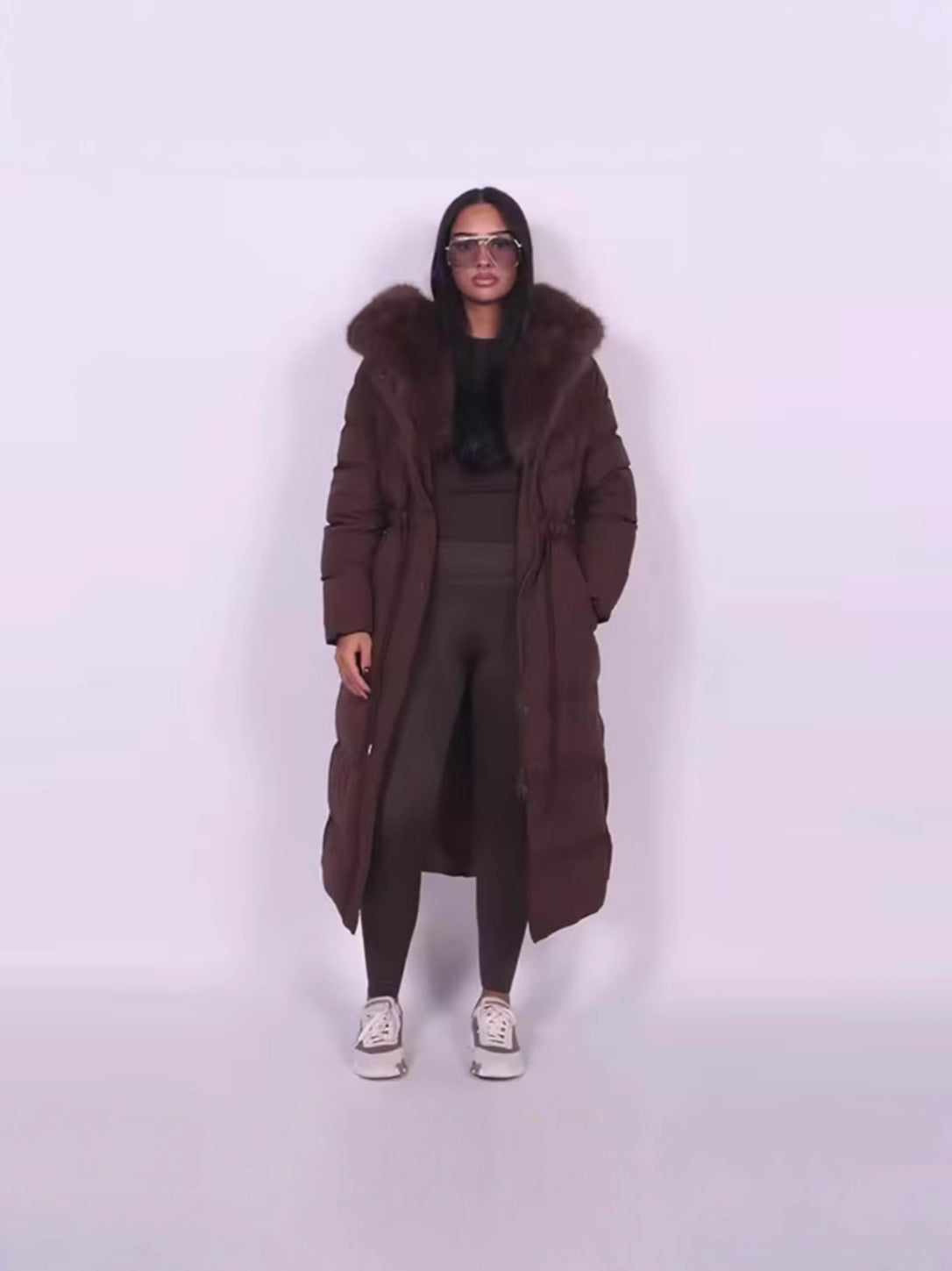 Manteau Long Matelassé Chic