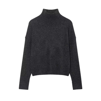 Pull Col Montant Oversize