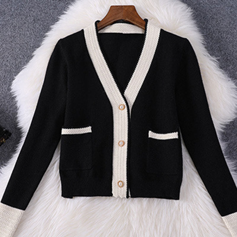 Ensemble Tailleur Chic Noir & Blanc