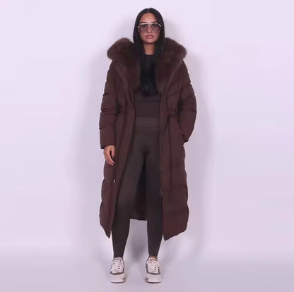 Manteau Long Matelassé Chic