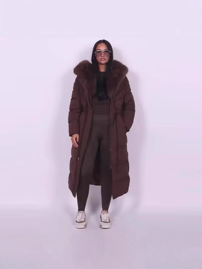 Manteau Long Matelassé Chic