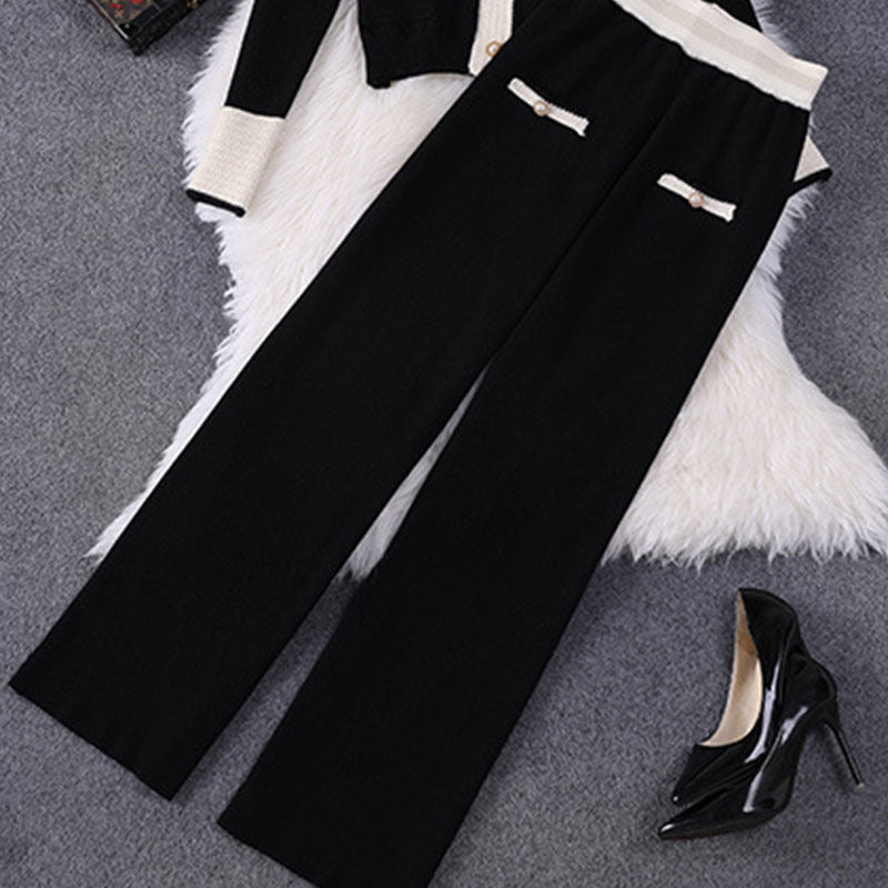 Ensemble Tailleur Chic Noir & Blanc