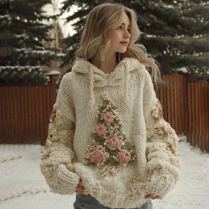 Christmas Halloween Digital Print Long Sleeve Women's Sweatshirt