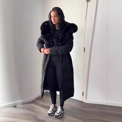 Manteau Long Matelassé Chic